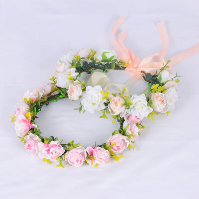 Handmade Flower Garland Bridal Headpiece
