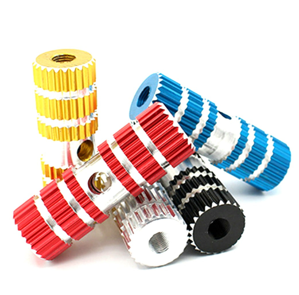 Bicycle Solid Foot Column Rocket Launcher Mountain Bike Round Foot Column Aluminum Solid Rear Axle Pedal Riding Equipment - Korvel