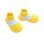 Autumn and Winter Baby Socks Silicone Anti slip Bottom Floor Socks Children's Shoes and Socks Cartoon Rainbow Strips Indoor Walking Shoes and Socks - Korvel
