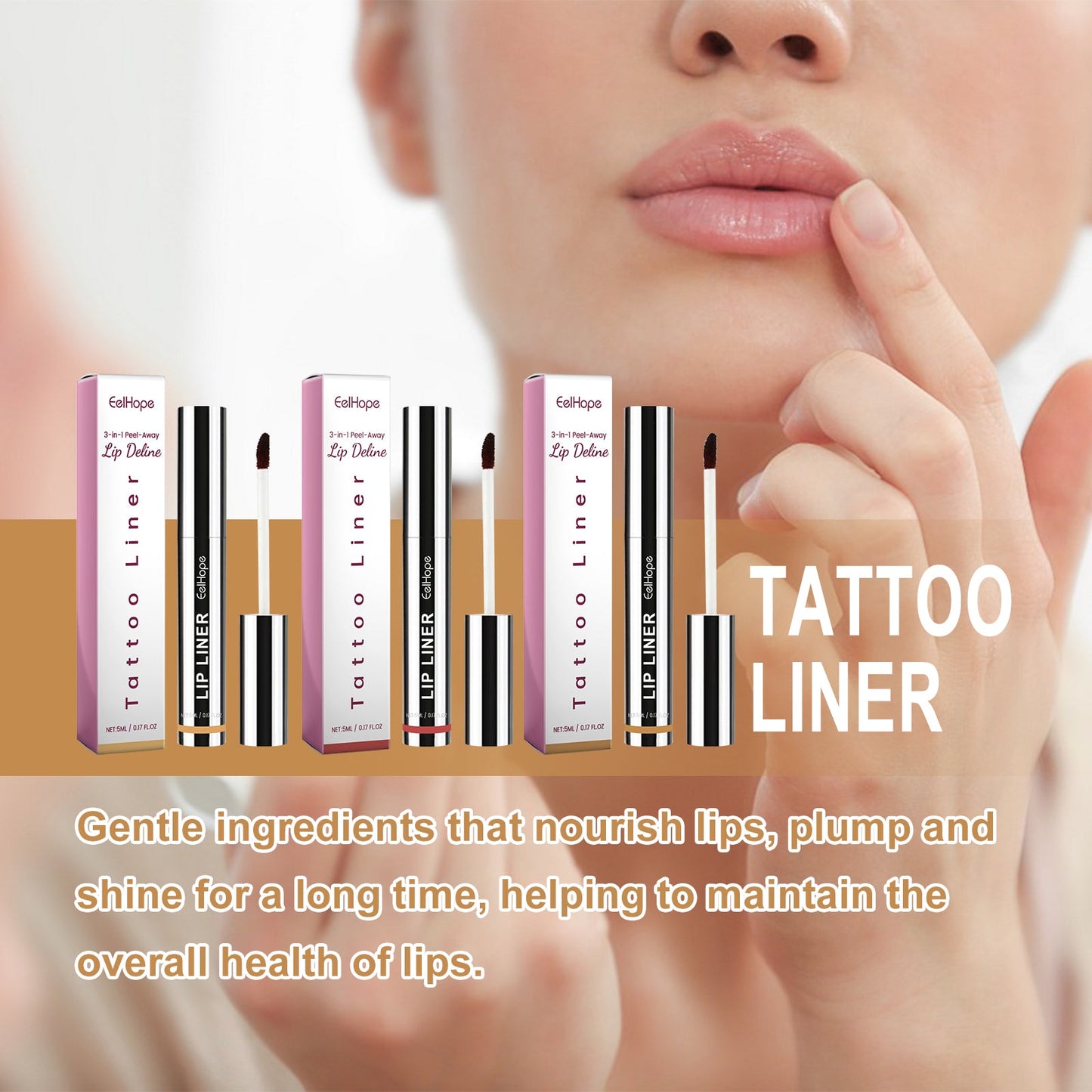 Crayon à Lèvres Tatouage - Formule Waterproof Longue Durée