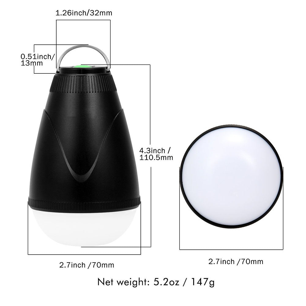 Mini Camping Lights New Night Lights Rainproof Camping Lights Remote Control LED Hook Tent Lights - Korvel