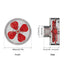 4-Blade Auto-Rotating Fan Kit for Fish Tanks - Clover Accessories