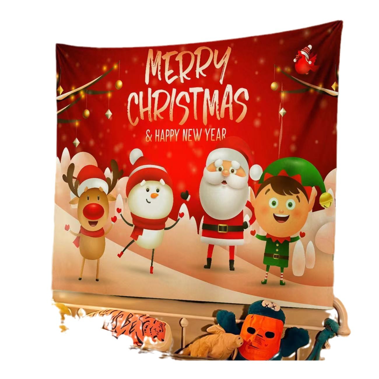 Tapisserie de Noël Élégante pour Décor Festif