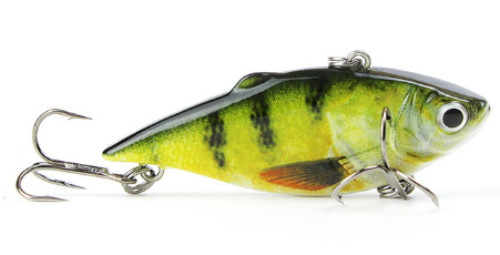 Mmlong 2.5/8.6g Vib Crankbait Lifelike Fishing Lure  Slow Sinking Hard Fish Wobbler Pes - Korvel