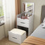 3-in-1 Compact Makeup Vanity Desk with Mirror