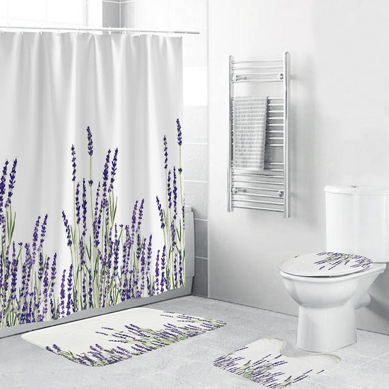 Bohemian Style 3D Digital Printing Polyester Waterproof and Mold Proof Shower Curtain Bathroom Shower Curtain - Korvel