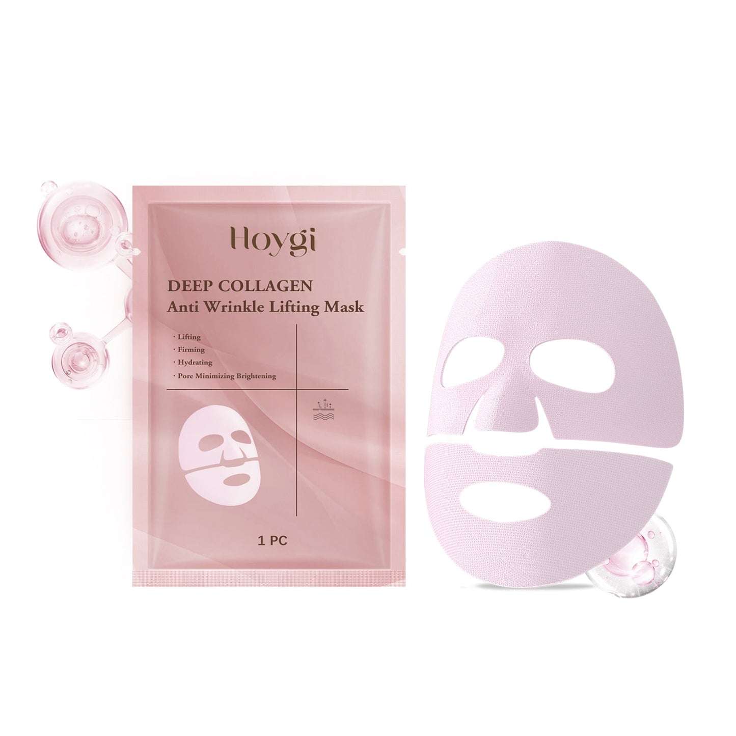 Masque de soin de la peau au collagène premium pour une peau radieuse