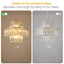 Luxury Crystal Chandelier Modern Chandeliers Lights Fixture Hanging Pendant Light Fixture Dia 19.7 Inch - Korvel