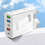 3.1A standard 65W fast charging mobile phone charger type-c PD+3USB multi port travel charging head - Korvel