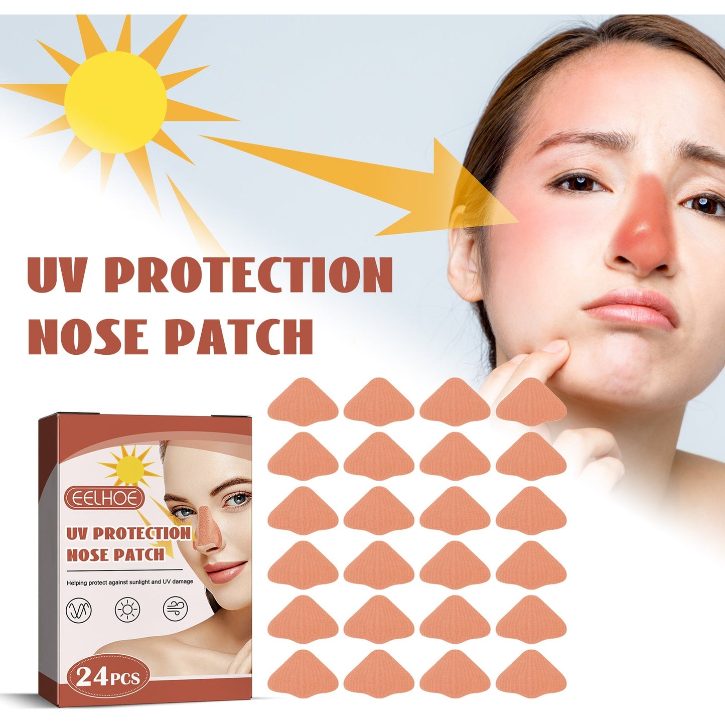 Patch nasal protecteur respirant pour un confort en extérieur