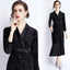 Elegant Jacquard Windbreaker Jacket for Women