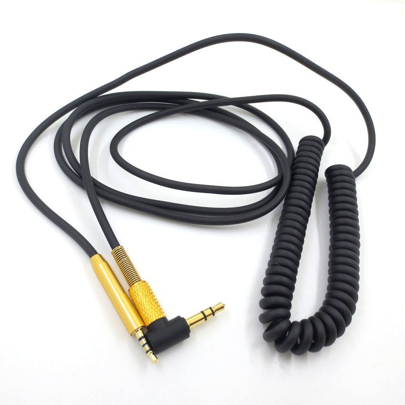 Suitable for BOSE QC25 QC35 JBL J55 88 headphone cable 2.5mm interface spring cable - Korvel