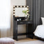 Makeup Vanity Desk with Mirror & Light - Korvel