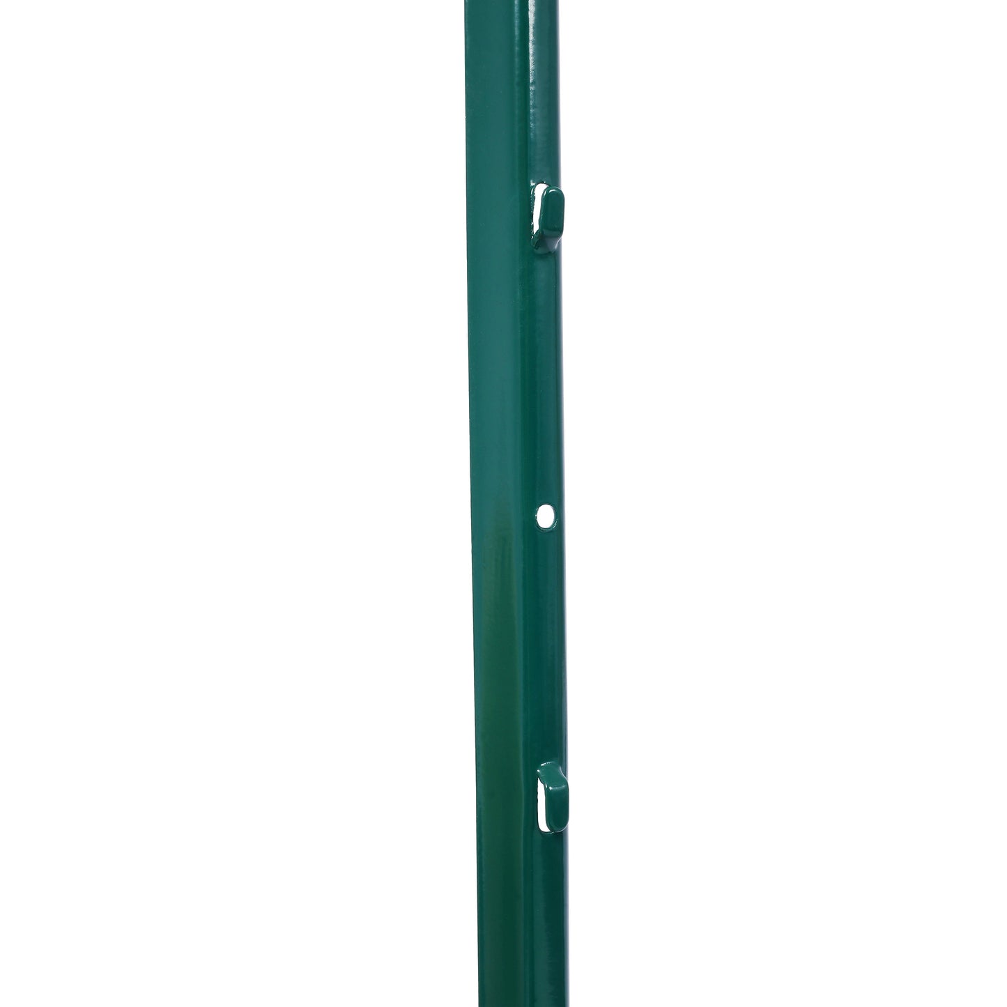 Heavy-Duty Metal Fence Posts with U-Grooves - 5 Feet, 10 Pack