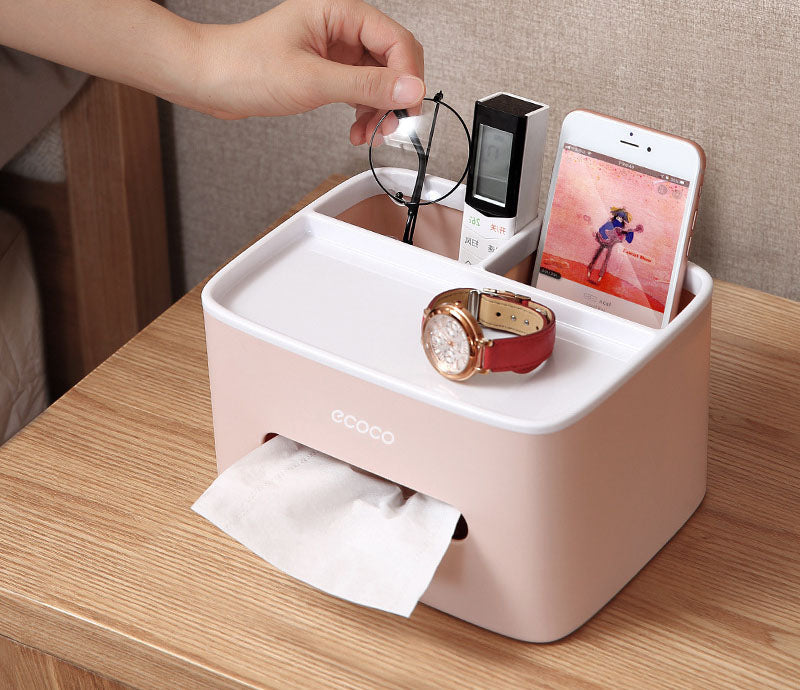 Caja de pañuelos de escritorio elegante para hogares modernos