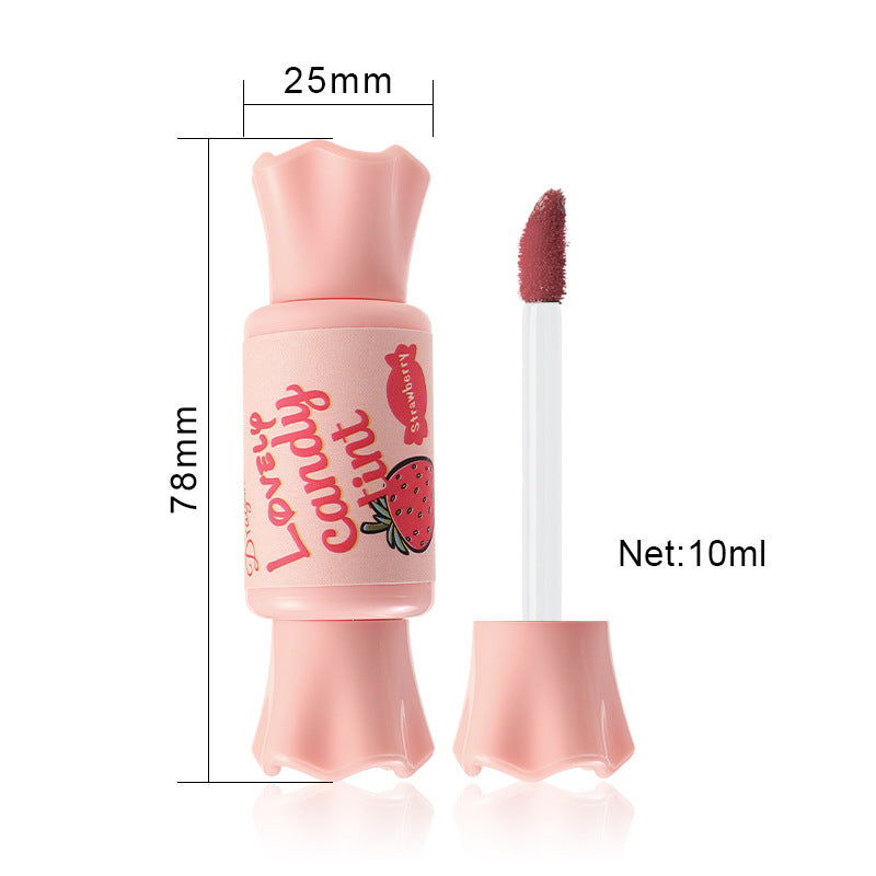 Dragonranee Mirror Pink Candy Lip Glaze Female Student Models Cute Waterproof Lipstick Dyed Lip Liquid - Korvel
