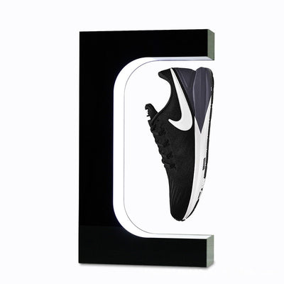 Magnetic levitation acrylic platform desktop advertising rotating display platform Magnetic levitation shoe display rack - Korvel