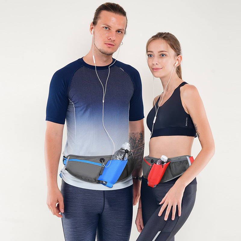 Multifunctional fitness kettle waist bag marathon belt bag waterproof outdoor running mobile phone waist bag - Korvel