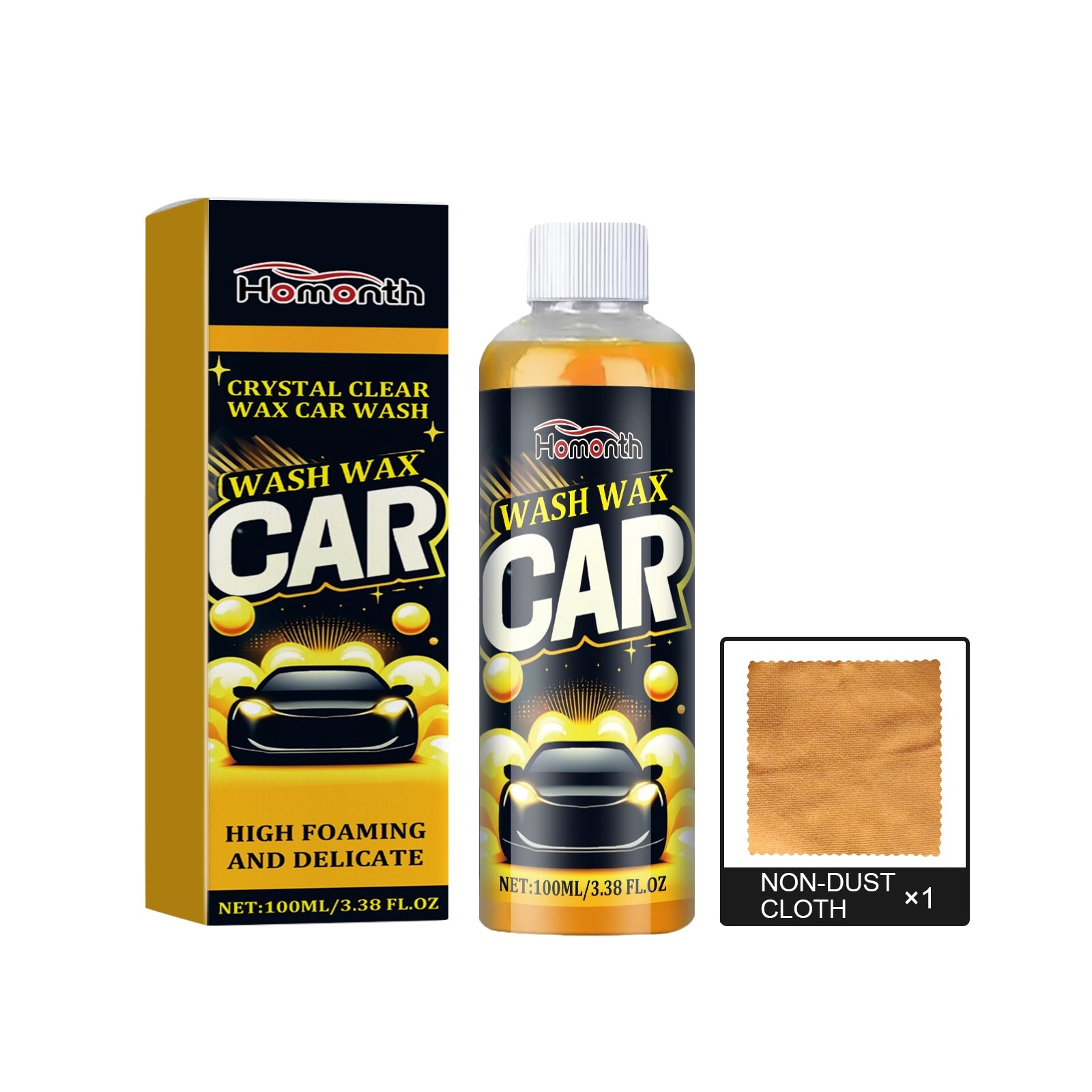 High Concentration Foam Car Cleaner, Deep Cleaning Vehicle Paint Dirt Maintenance Retreader - Korvel
