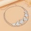 Punk exaggerated big heart metal style body chain sexy starfish waist chain - Korvel