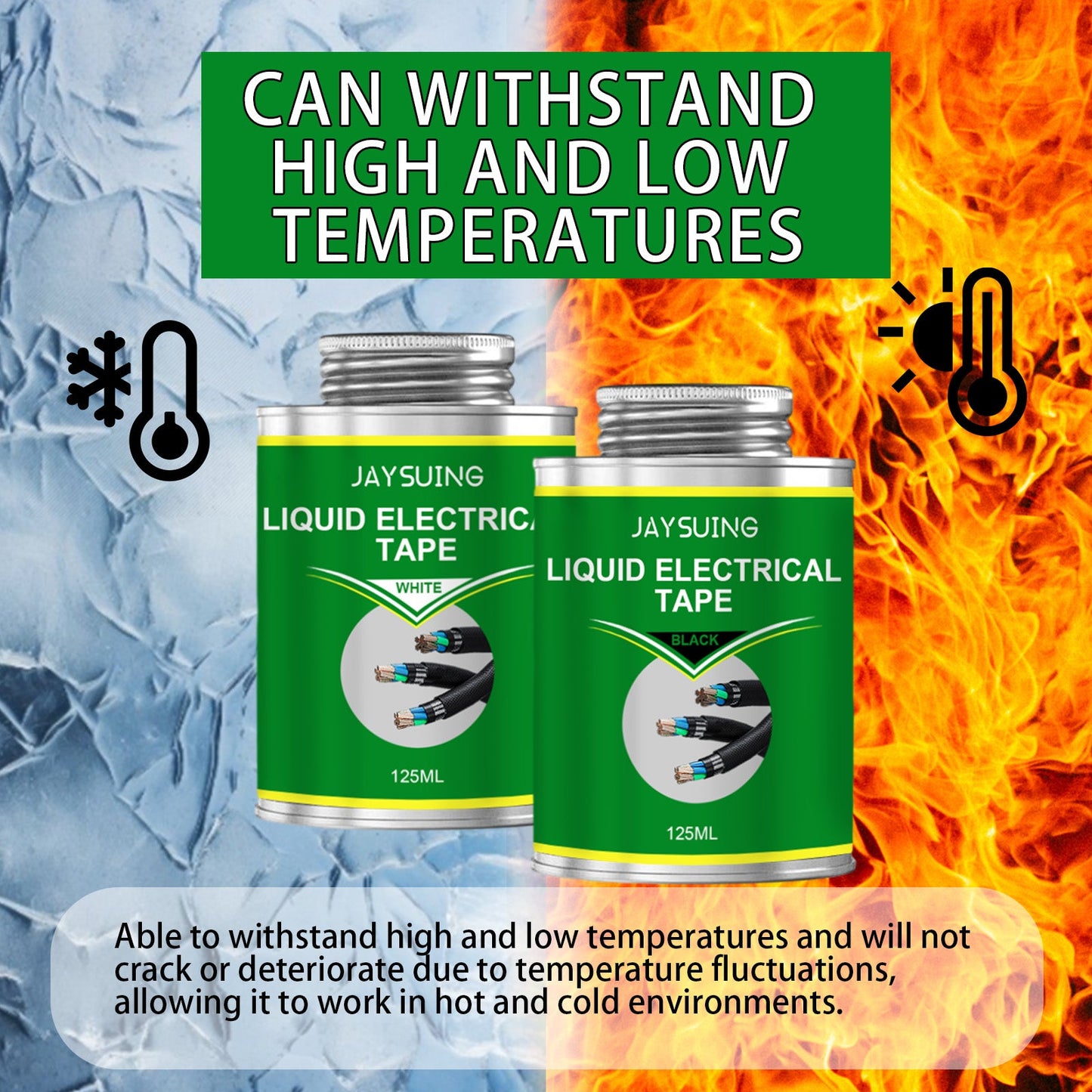 Insulating Adhesive Heat Insulation, Water Resistance And High Temperature Protection Electrical Joints Are Connected With Liquid Electrical Tape - Korvel