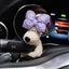Adorable Adorno de Perro de Peluche para Decoración del Interior del Coche