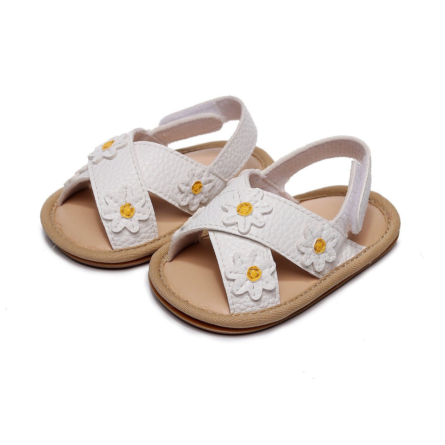 Premium Cross Strap Flower Sandals for Kids