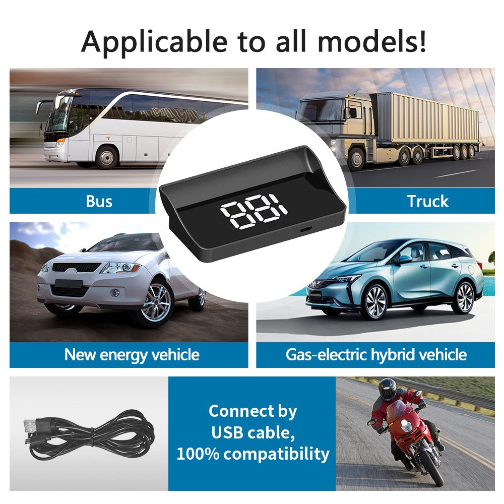 Head up display GPS speedometer speed display - Korvel