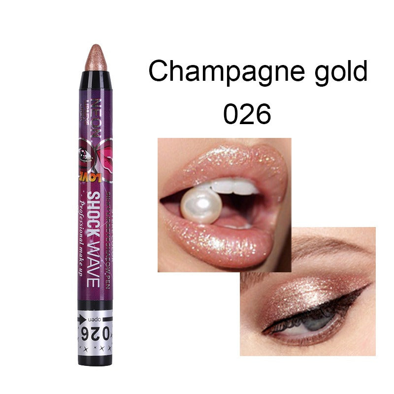 KISS SUSY 36 color eye shadow pencil stick lip pencil 2 in 1 is not easy to smudge - Korvel