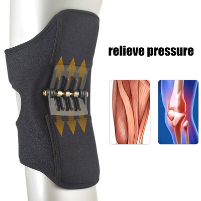 Upgraded version knee joint support pads Breathable Non-slip power knee stabilizer pads Climbing body well spring Sport knee - Korvel