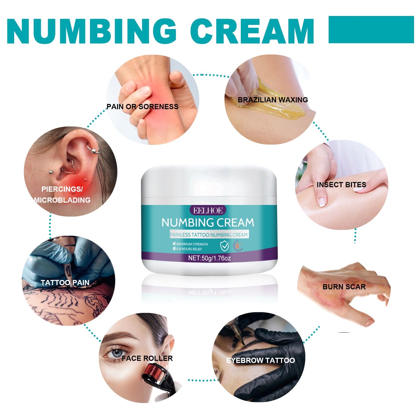 Tattoo Care Cream, Gently Cleanses And Moisturizes Tattooed Skin And Lightens Tattoo Marks - Korvel