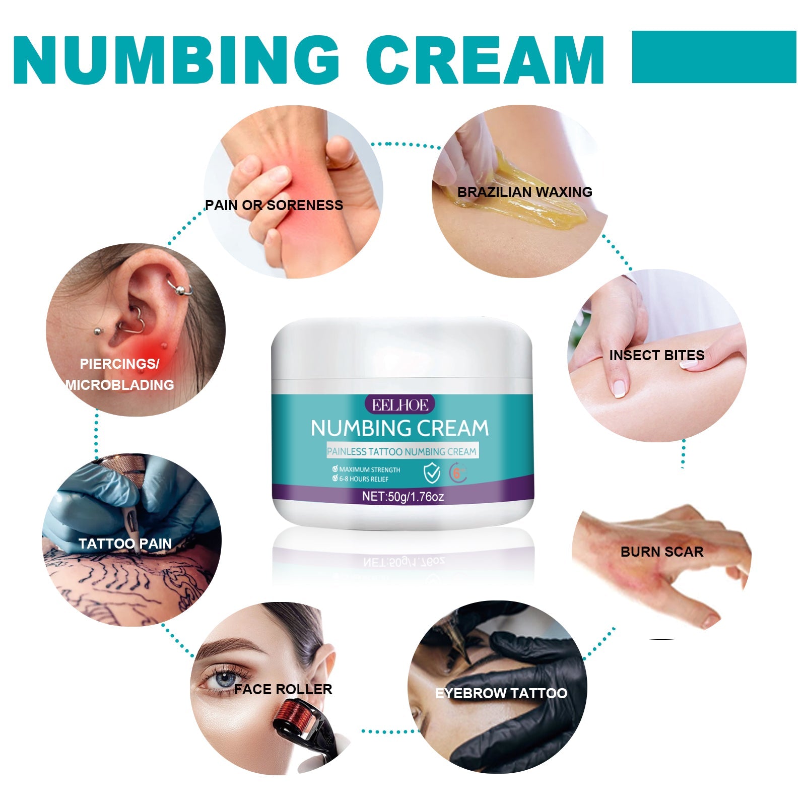 Tattoo Care Cream, Gently Cleanses And Moisturizes Tattooed Skin And Lightens Tattoo Marks - Korvel