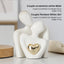 Creative couple figure decoration Newlywed home decoration Lover sculpture decoration figure desktop living room bookshelf decor - Korvel