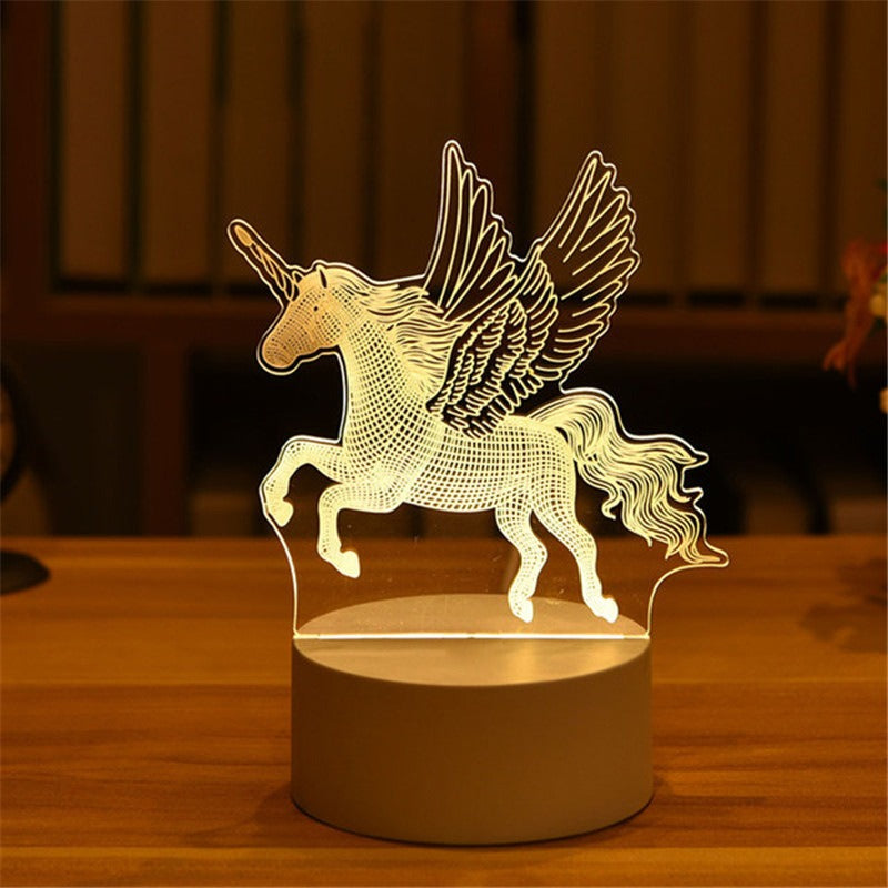 3D LED Night Light - Creative Table Lamp for All Occasions