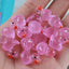 Resin luminous cartoon three-dimensional cute cartoon duck DIY car ornament keychain micro landscape hair clip decoration - Korvel