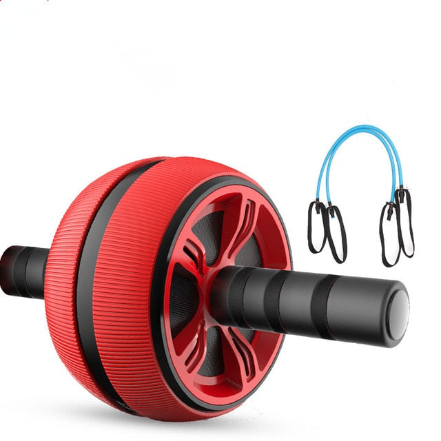 Silent TPR Abdominal Wheel Roller Trainer Fitness Equipment Gym Home Exercise Body Building Ab roller Belly Core Trainer - Korvel