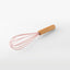 Juego de utensilios de cocina de 11 piezas con mango de madera - Rosa