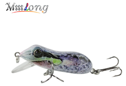 Mmlong 6.3cm Hard Frog Fishing lures Floating Minnow MR03-S Artifical Baits  Wobbler  Crank Bait  Pesca - Korvel