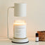Modern Candle Warmer Table Light Metal Wax Burner Dimmable Candle Table Lamp Desk Lamp for Bedroom Living Room Atmosphere light（No aromatherapy） - Korvel
