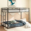 Adam Twin over Twin Metal Bunk, Black - Korvel