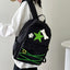 Japanese cute girl bag Niche self made fiv pointed star backpack ins college student schoolbag female high school backpack - Korvel