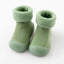 Baby walking shoes in autumn and winter with plush and thickened soft soles, non slip, pure cotton floor socks for both boys and girls to keep warm - Korvel