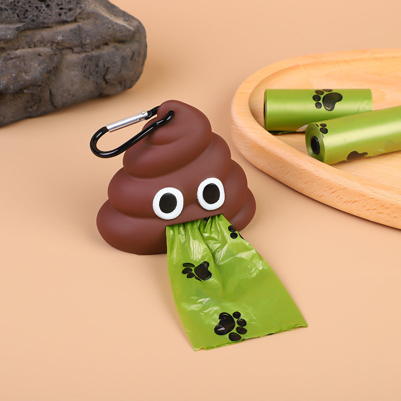 Pet Supplies Garbage Bag Dispenser Portable Biodegradable Dog Poop Bags Waste Collection Box for Cats and Dogs - Korvel