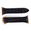 Premium Black Glazed Alligator Apple Watch Band