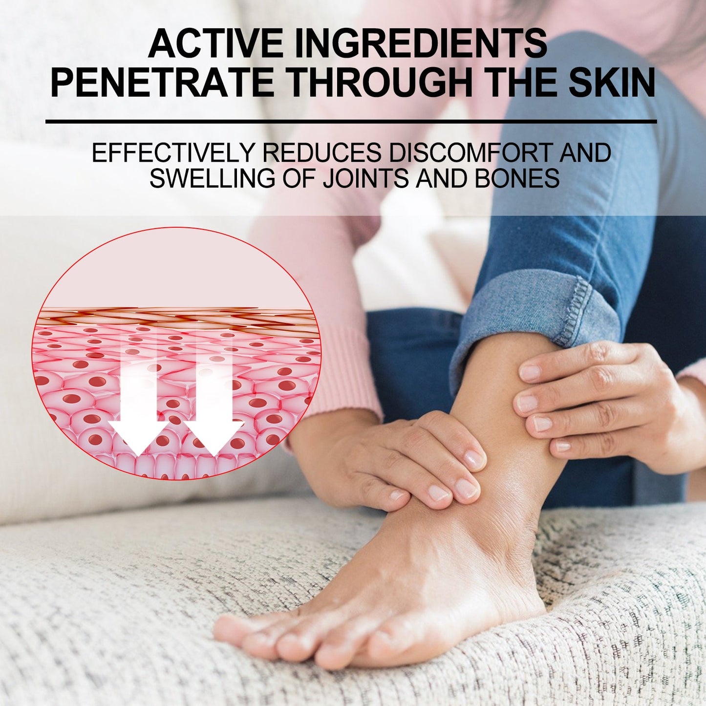 Gel de soin articulaire au venin d'abeille premium pour soulagement des douleurs