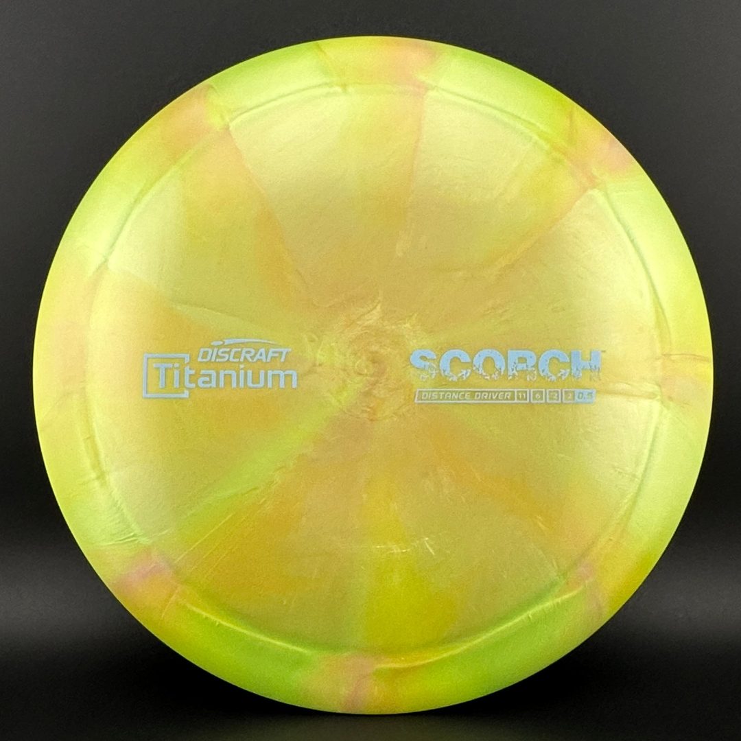 Titanium Swirl Scorch Disc Golf Driver