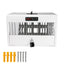 16 Bay Locking Charging Cabinet for Laptops and Chromebooks - White