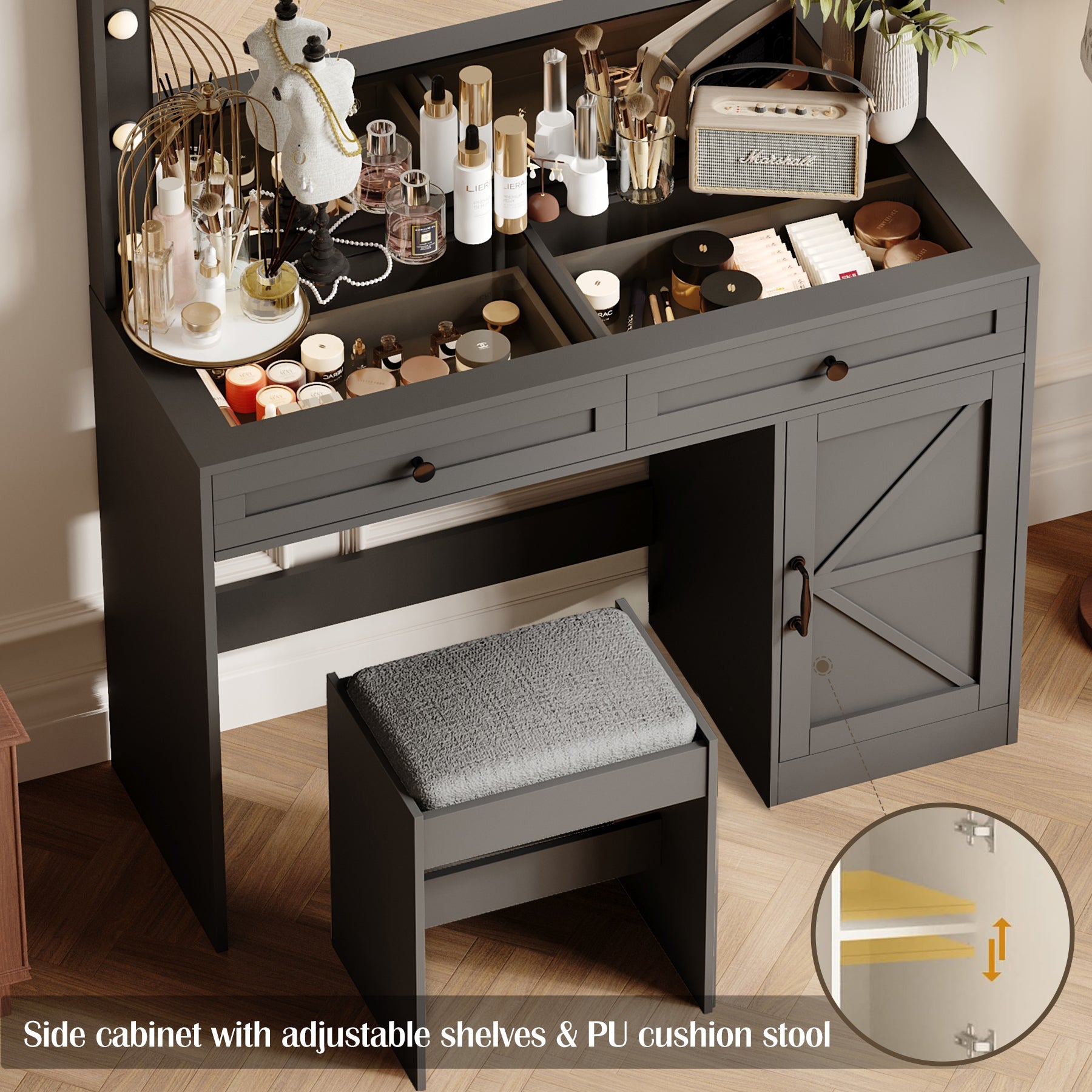 Makeup Vanity Desk - Korvel