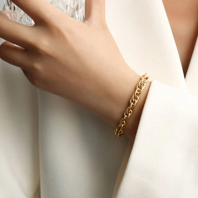 Titanium Steel Chain Bracelet - Korvel