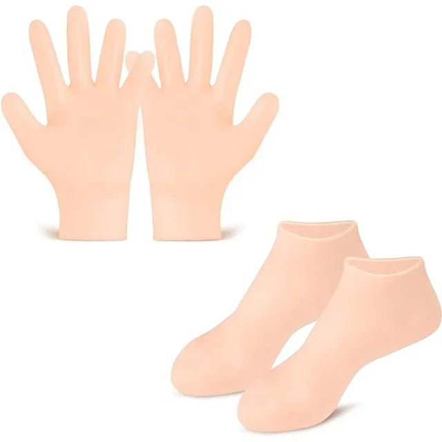 Chaussettes en Gel Hydratant en Silicone pour le Soin des Pieds